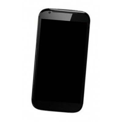 Lcd Frame Middle Chassis For Micromax Canvas A100 Black By - Maxbhi Com