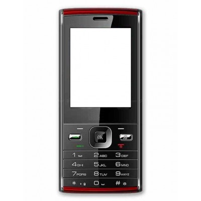 Full Body Housing For Lemon Duo 405 Black Red - Maxbhi Com