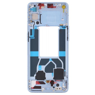 Lcd Frame Middle Chassis For Oppo Reno6 5g Blue By - Maxbhi Com
