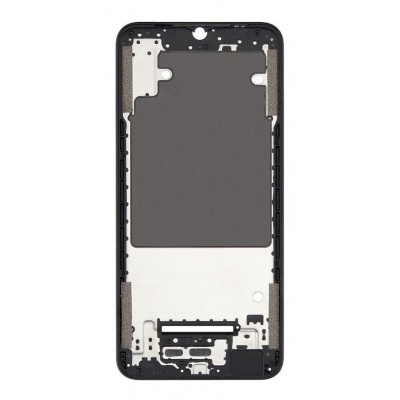 Lcd Frame Middle Chassis For Samsung Galaxy A03 Core Black By - Maxbhi Com