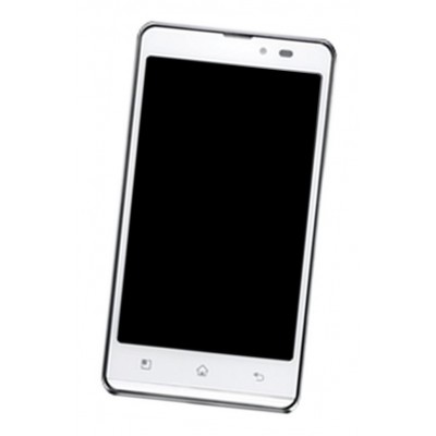 Lcd Frame Middle Chassis For Lg Optimus Lte Tag White By - Maxbhi Com