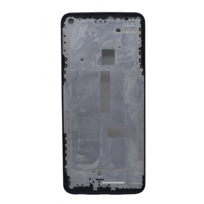 Lcd Frame Middle Chassis For Realme Narzo 30 Pro 5g Black By - Maxbhi Com