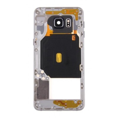 Lcd Frame Middle Chassis For Samsung Galaxy S6 Edge Plus Blue By - Maxbhi Com