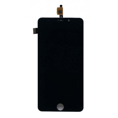 Lcd With Touch Screen For Intex Aqua View Grey By - Maxbhi Com
