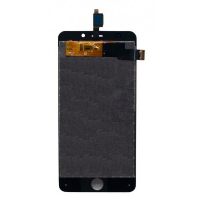 Lcd With Touch Screen For Intex Aqua View Grey By - Maxbhi Com