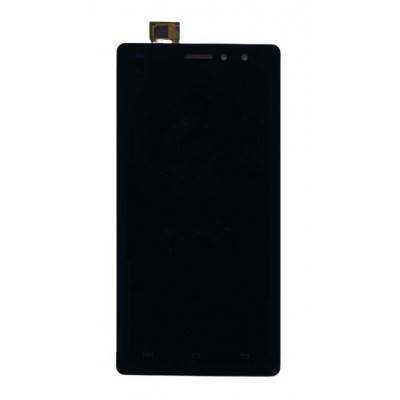 Lcd With Touch Screen For Lava A71 Black By - Maxbhi Com