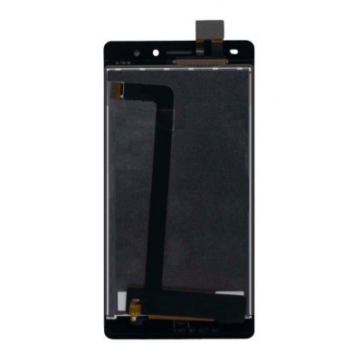 Lcd With Touch Screen For Lava A71 Black By - Maxbhi Com