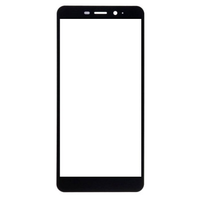 Replacement Front Glass For Ulefone Armor X10 Pro Black By - Maxbhi Com