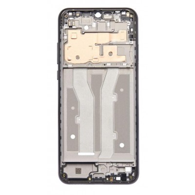 Lcd Frame Middle Chassis For Motorola Moto G Play 2021 Black By - Maxbhi Com