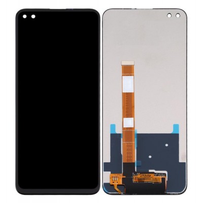 Lcd With Touch Screen For Oppo Reno4 Z 5g White By - Maxbhi Com