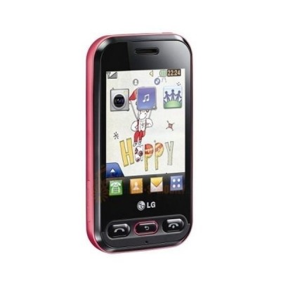Full Body Housing for LG T320 Wink 3G Black And Pink