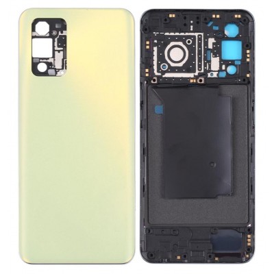 Back Panel Cover For Realme Q3 Pro 5g Yellow - Maxbhi Com