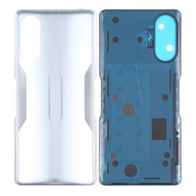 Back Panel Cover For Xiaomi Redmi K40 Gaming Edition 5g Silver - Maxbhi Com