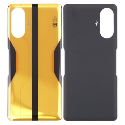 Back Panel Cover For Xiaomi Redmi K40 Gaming Edition 5g Yellow - Maxbhi Com