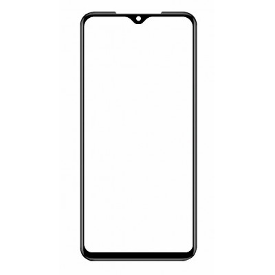 Replacement Front Glass For Xiaomi Redmi 9t Grey By - Maxbhi Com