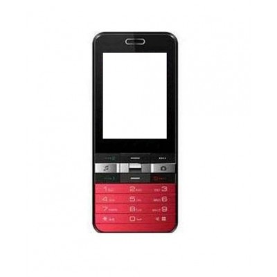 Full Body Housing For Maxx Mx424e Supremo Red Wine Silver - Maxbhi Com