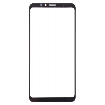 Replacement Front Glass For Meizu Note 8 Black By - Maxbhi Com