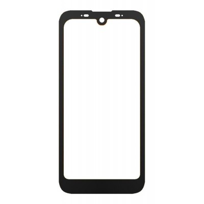 Replacement Front Glass For Doogee S59 Pro Black By - Maxbhi Com