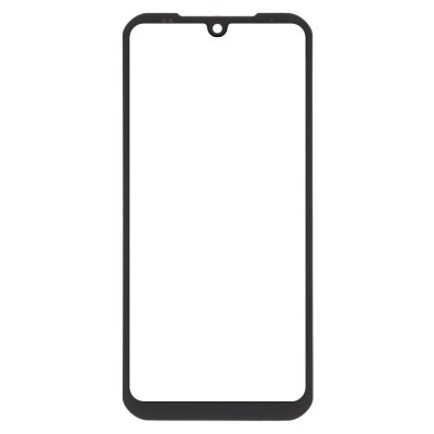Replacement Front Glass For Doogee S86 Black By - Maxbhi Com