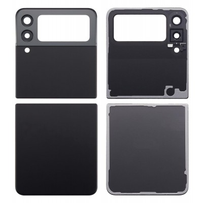 Back Panel Cover For Samsung Galaxy Z Flip4 5g Black - Maxbhi Com