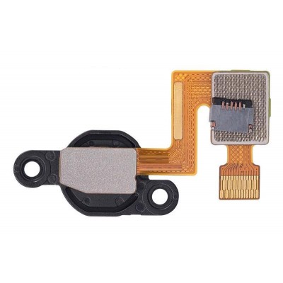 Fingerprint Sensor Flex Cable For Motorola One Zoom Grey By - Maxbhi Com