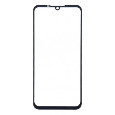 Replacement Front Glass For Motorola One Zoom Black By - Maxbhi Com