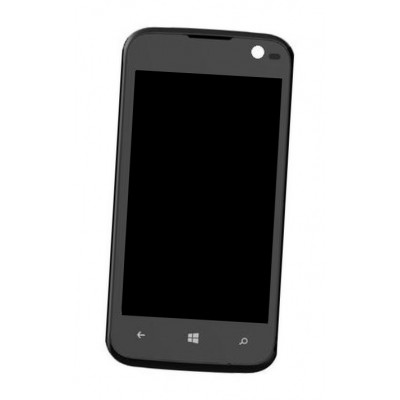 Lcd Frame Middle Chassis For Lava Iris Win1 White By - Maxbhi Com