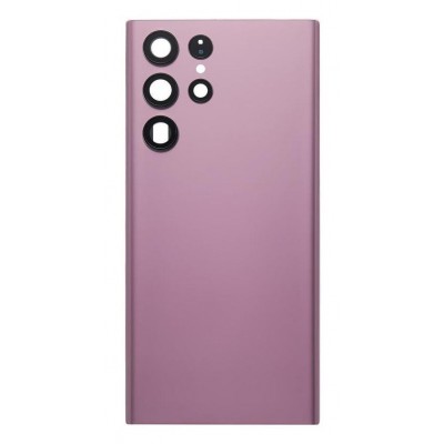 Back Panel Cover For Samsung Galaxy S22 Ultra 5g Burgundy - Maxbhi Com