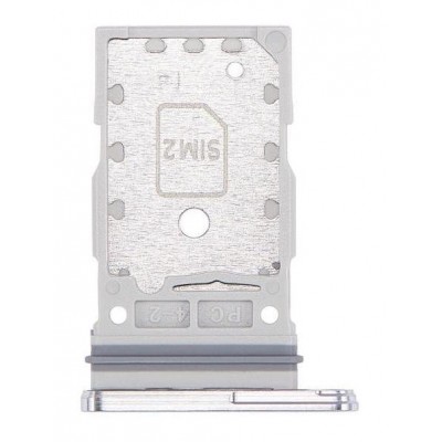 Sim Card Holder Tray For Samsung Galaxy S22 Ultra 5g White - Maxbhi Com