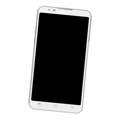 Lcd Frame Middle Chassis For Micromax A109 Canvas Xl2 Black By - Maxbhi Com