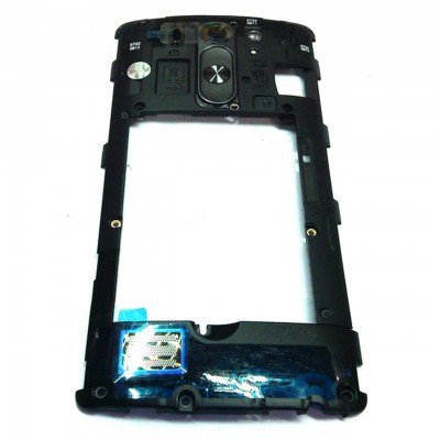 Lcd Frame Middle Chassis For Lg D725 Black By - Maxbhi Com