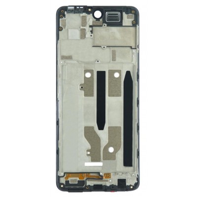 Lcd Frame Middle Chassis For Tecno Camon 17 Pro Black By - Maxbhi Com