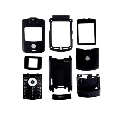Full Body Housing For Motorola Razr V3c White - Maxbhi Com
