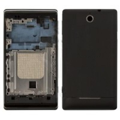 Full Body Housing For Sony Xperia E C1504 Black - Maxbhi Com