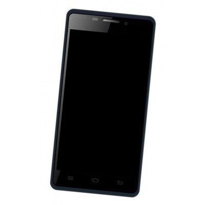 Lcd Frame Middle Chassis For Intex Aqua Desire Blue By - Maxbhi Com