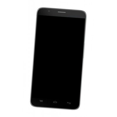 Lcd Frame Middle Chassis For Alcatel One Touch Flash Black By - Maxbhi Com