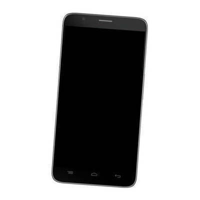 Lcd Frame Middle Chassis For Alcatel One Touch Flash White By - Maxbhi Com