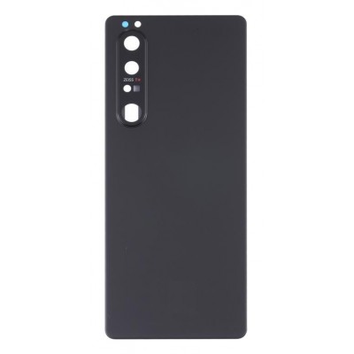 Back Panel Cover For Sony Xperia 1 Iii Black - Maxbhi Com