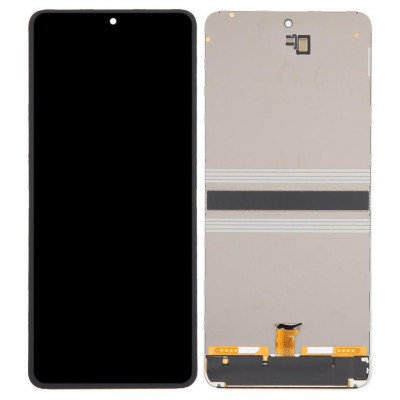 Lcd With Touch Screen For Huawei P50 Pocket 4g Al00 Black By - Maxbhi Com