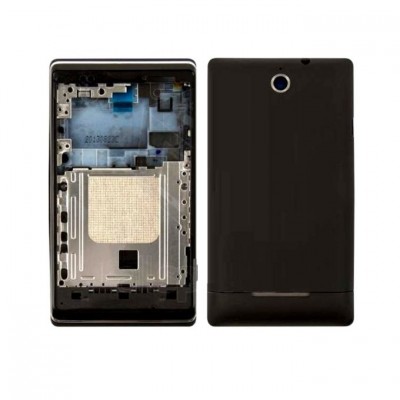 Full Body Housing For Sony Ericsson Xperia E Black - Maxbhi Com