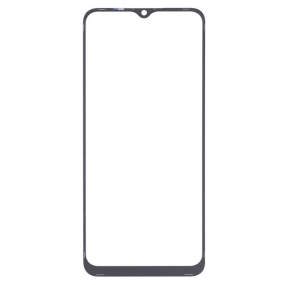 Replacement Front Glass For Realme C15 Black By - Maxbhi Com