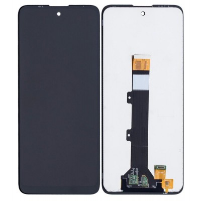 Lcd With Touch Screen For Motorola Moto E30 Black By - Maxbhi Com