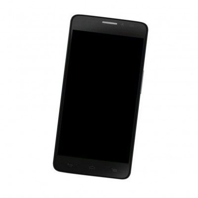 Lcd Frame Middle Chassis For Alcatel Idol X Plus 6043d Blue By - Maxbhi Com