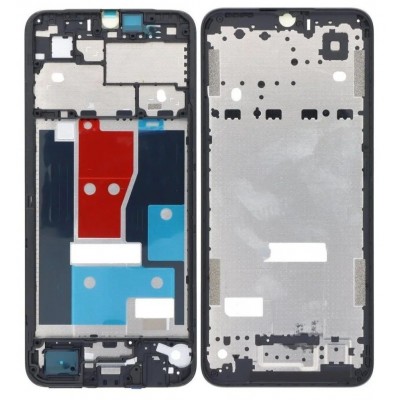 Lcd Frame Middle Chassis For Realme Narzo 50i Prime Black By - Maxbhi Com