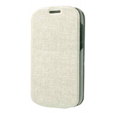Flip Cover for Alcatel 4033X - Pure White