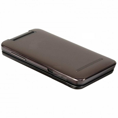 Flip Cover for Alcatel Fire C 2G 4020D - Dark Chocolate
