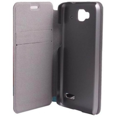 Flip Cover for Alcatel Idol Mini OT-6012D with Dual SIM - Silver
