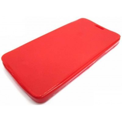 Flip Cover for Alcatel One Touch Idol OT-6030D - Red