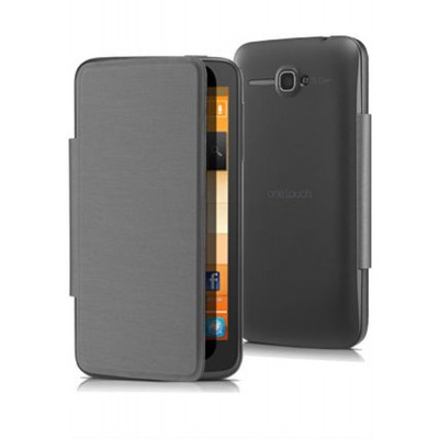 Flip Cover for Alcatel One Touch M'Pop - Slate