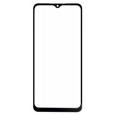 Replacement Front Glass For Samsung Galaxy M12 Black By - Maxbhi Com